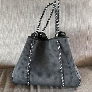 Neoprene Black Tote Bag